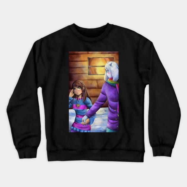 Friskriel Crewneck Sweatshirt by Yennie Fer (FaithWalkers)